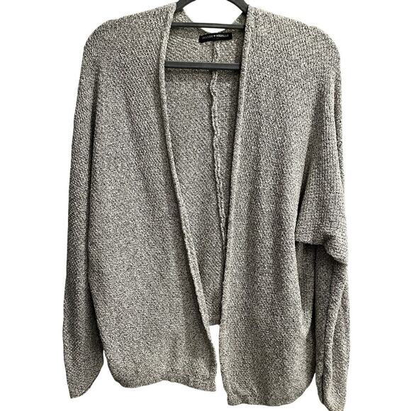 Brandy Melville One Size Cream Gray Open Cardigan Sweater - Picture 1 of 4
